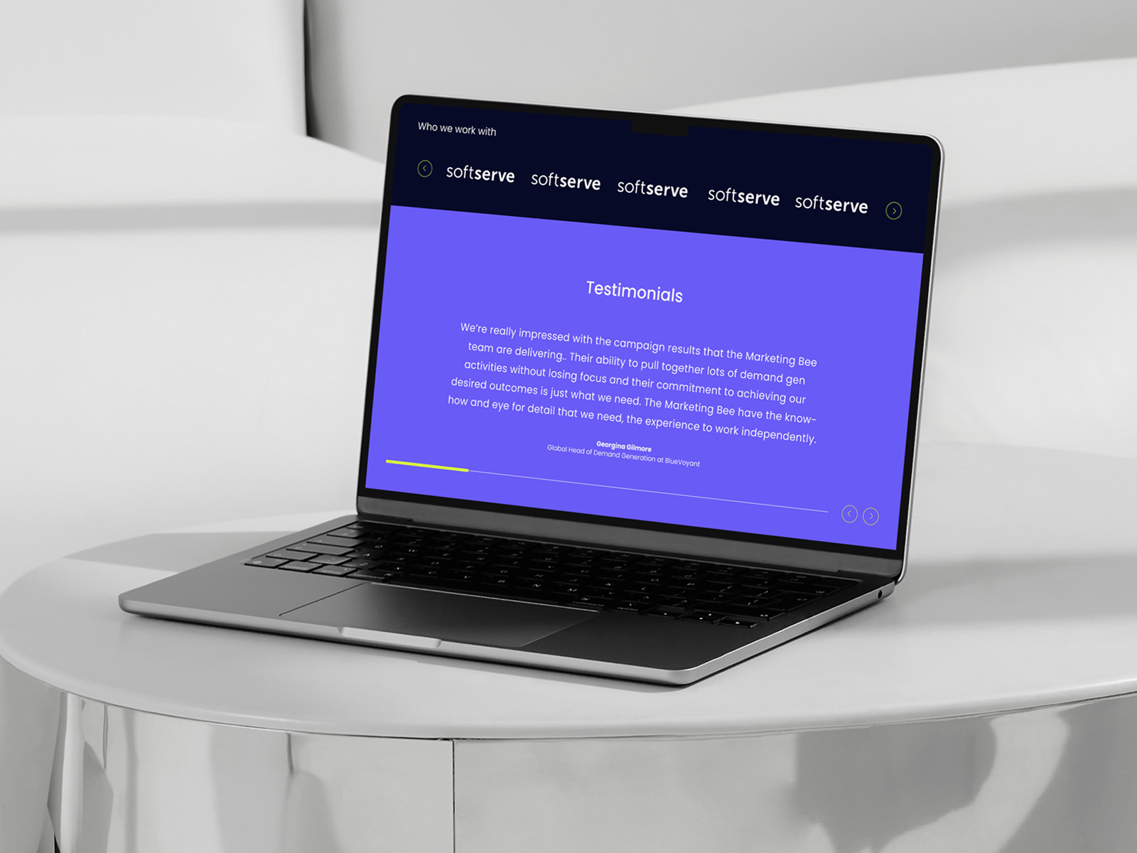 Mobile homepage