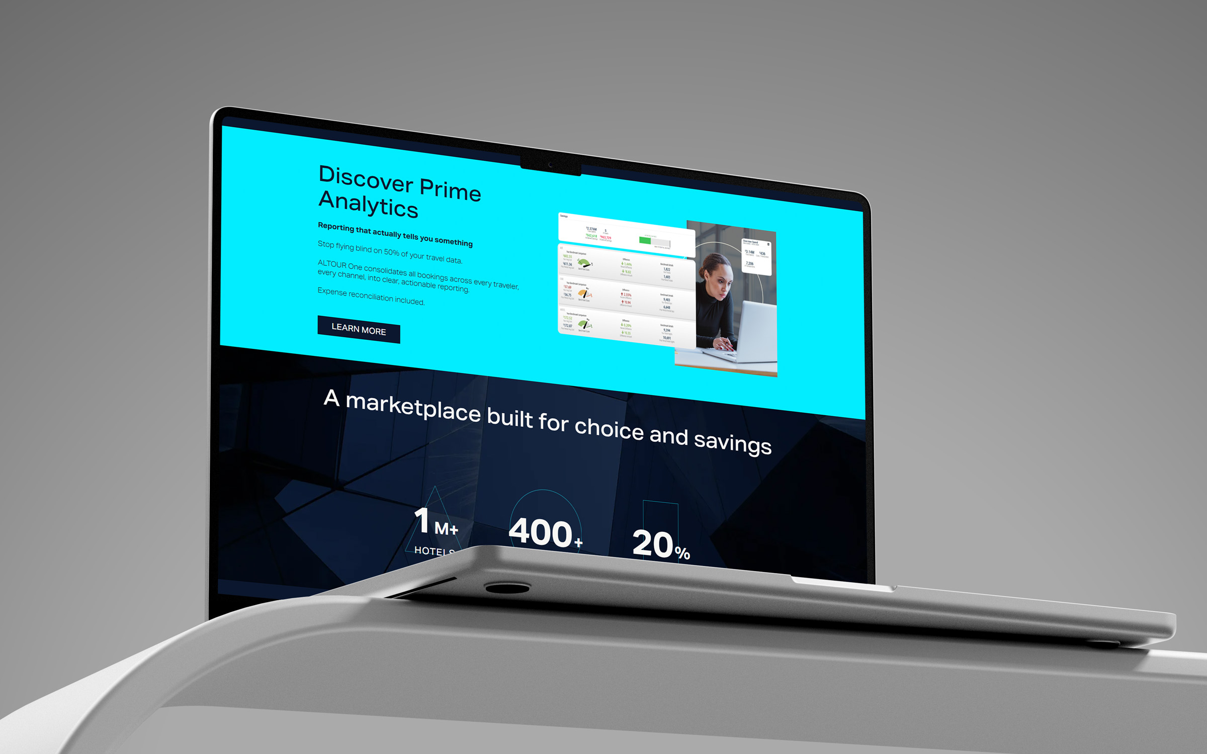 Mobile homepage